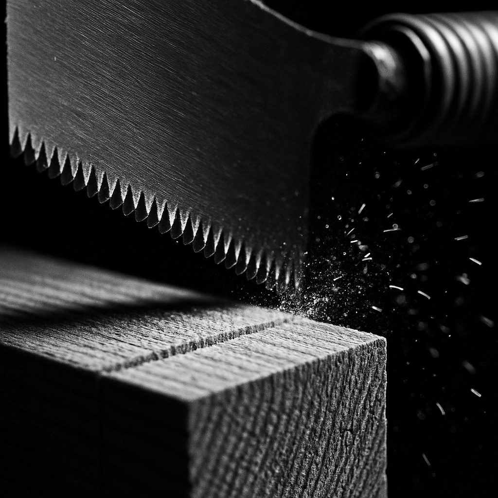 20251007 1728 precision woodcutting in action simple compose 01k6zh41sqfgp88dqf5evt57jk